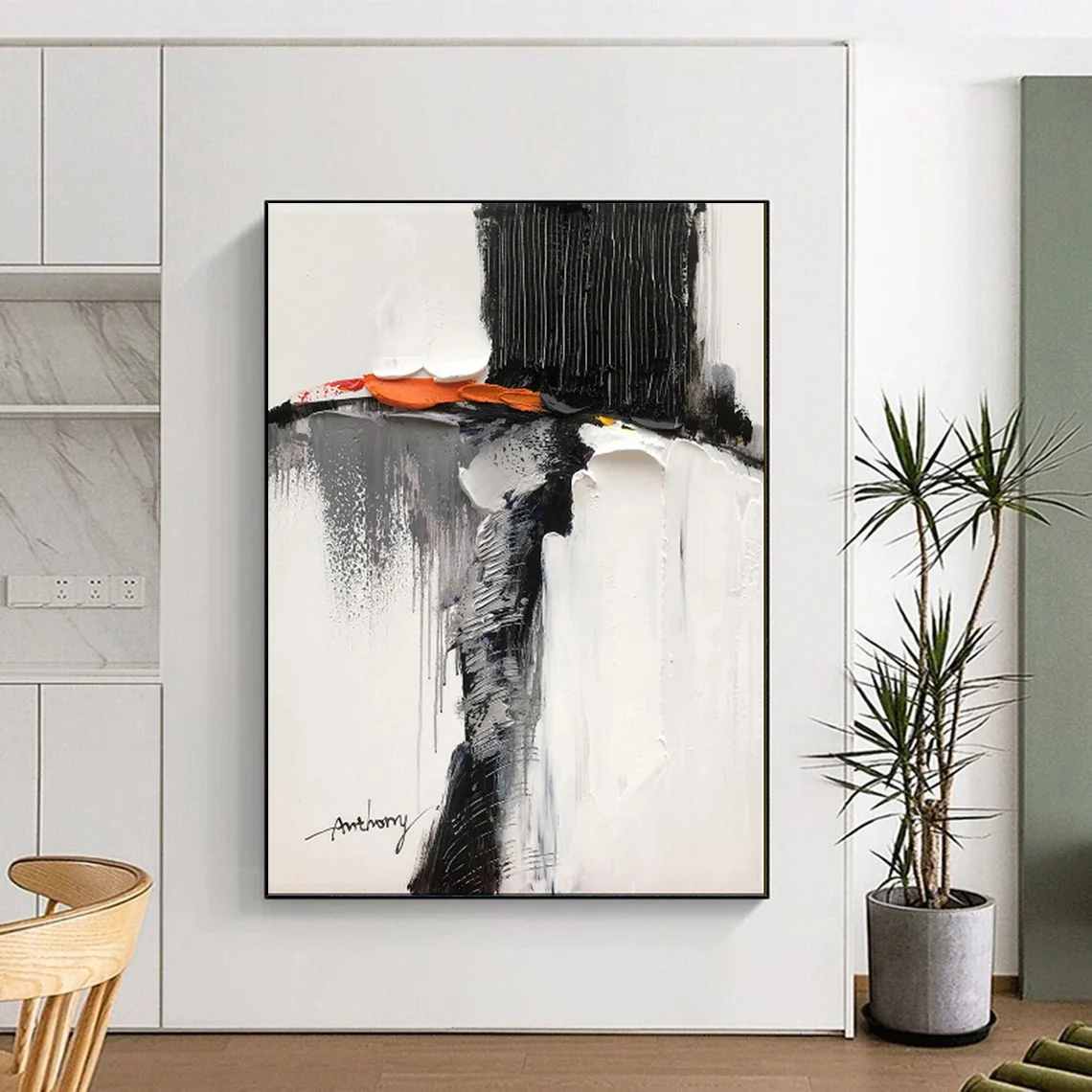 Modern Figure Artistic original hand-painted artwork for hotel
